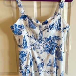 Avec Les Fillles Printed Toile Sundress NWT